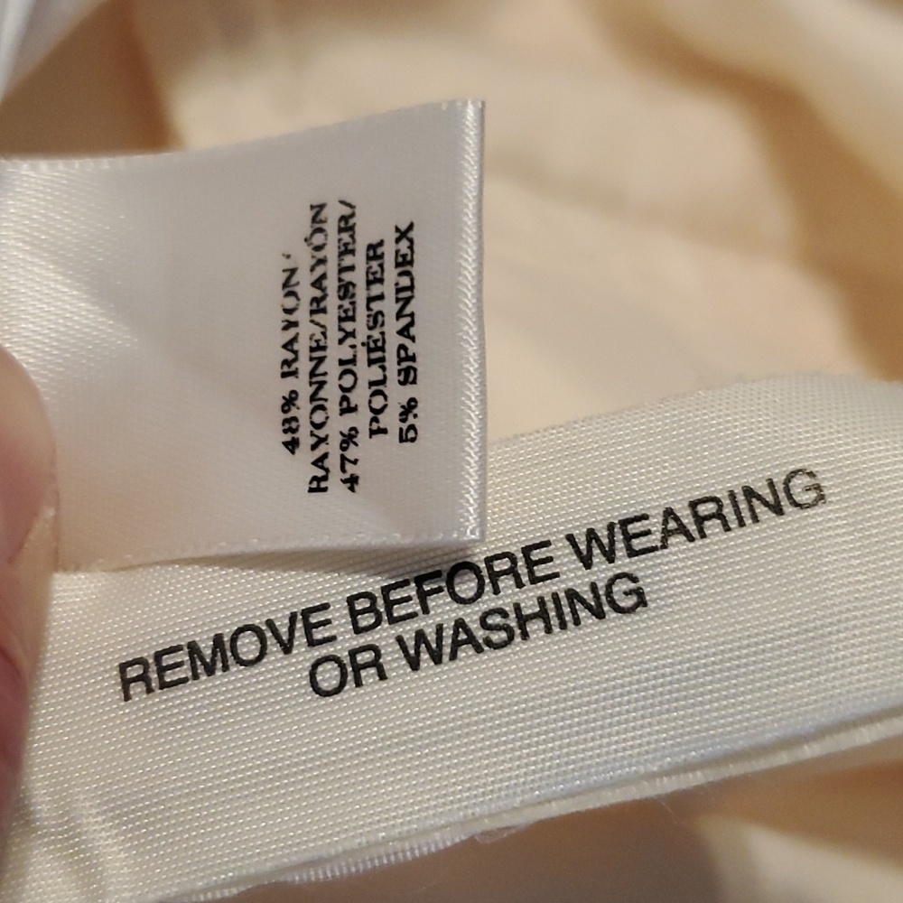 Ann Taylor Cloud White Dress Pants SZ 8 - Picture 6 of 8